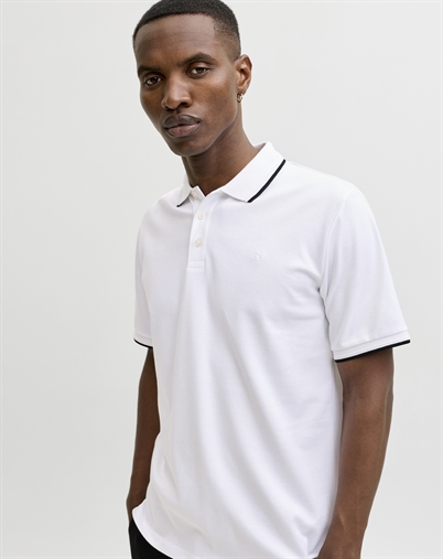 Jack & Jones - JPRBlaethan Detail Polo - Bright White